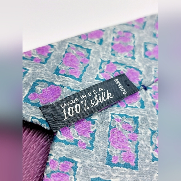 Sheaf & Caber 100% Silk Made In USA - Picture 5 of 6